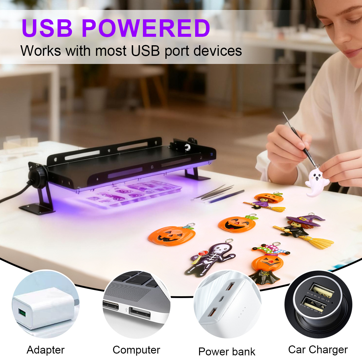 Lampada UV Portatile per Polim - Jewelry Making Dc recensione e prezzo