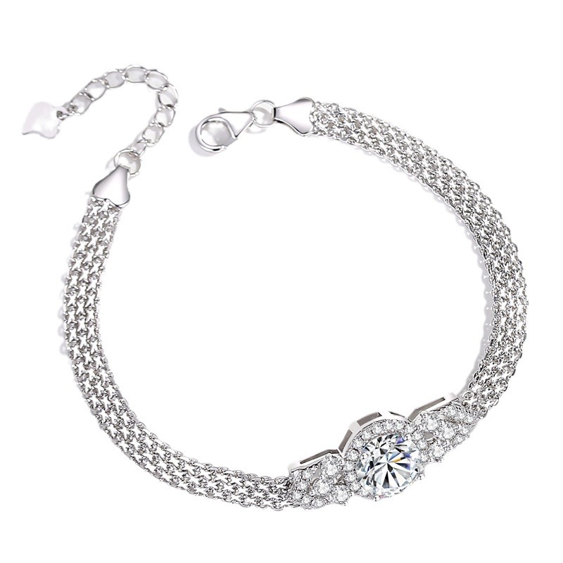 Nuovo 2 carati D Colore VVS1 M - Lobster Clasp Silver recensione e prezzo