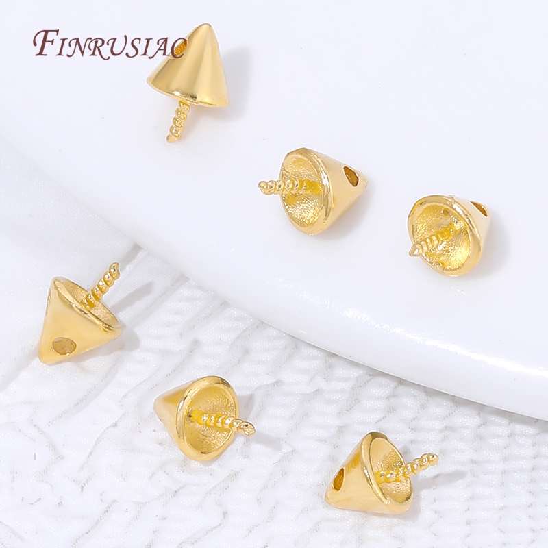 Ciondoli a cono placcati oro 1 - Jewelry Making Drill recensione e prezzo